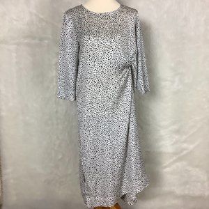 Hatch Maternity The Lauren Dress White Cheetah M